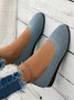 Chaussures à Tige Basse Femmes Décontracté Plain Toutes Les Saisons Antidérapant Évidé à Talon Plat Tissu de Maille Tissu Chaussures à Tige Basse