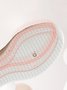 Tricoté à La Mouche Baskets Femme Floral Sportif Toutes Les Saisons Brodé Haute-Élastique à Talon Plat Bout Rond Tissu EVA