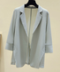 Blazers Femmes Décontracté Plain Printemps / Automne Polyester Naturel Ample Standard Manches 3/4 Droit