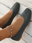 Chaussures à Tige Basse Femmes Décontracté Plain Toutes Les Saisons Respirable Bout Fermé Tissu de Maille Caoutchouc à Enfiler Chaussures à Tige Basse
