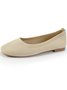 Chaussures à Tige Basse Femmes Décontracté Plain Toutes Les Saisons Respirable Bout Fermé Tissu de Maille Caoutchouc à Enfiler Chaussures à Tige Basse
