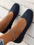 Chaussures à Tige Basse Femmes Décontracté Plain Toutes Les Saisons Respirable Bout Fermé Tissu de Maille Caoutchouc à Enfiler Chaussures à Tige Basse
