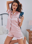 Ensembles de Pyjama Femmes Sexy Imprimé d'Animal Toutes Les Saisons Naturel Léger Vacances Manches Courtes Top Avec Pantalons Droit