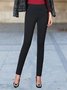 Pantalons De Yoga Décontracté Plain Printemps / Automne Polyester Poids lourd Micro-élasticité Quotidien Serré Long pour Femmes
