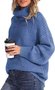 Pulls Femmes Rayé Décontracté Hiver Poids lourd Quotidien Col Roulé Laine/Tricot Long Droit