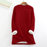 Sweat-shirts Décontracté Hiver Père Noël Micro-élasticité Quotidien Coupe Régulière Col Rond en Mélangé de Coton Droit pour Femmes