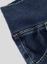 Jeans Femmes Décontracté Plain Printemps / Automne Naturel à Haute Élasticité Coupe Régulière Pantalon à pattes d'éléphant Toile de Jean Régulier
