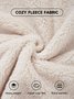 Sweat-shirt à Capuche Manches Longues en Toison Plain Caniche Blouson pour Femmes