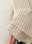 Chemisiers1 Décontracté Plain Été Polyester Quotidien Ample Dentelle Manches Courtes T.-N.-L. pour Femmes
