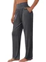 Pantalons Décontracté Plain Printemps / Automne Tricoté Ample Pantalon droit Droit Régulier Élasticité moyenne pour Femmes
