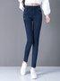 Jeans Femmes Décontracté Plain Printemps / Automne Naturel Aucune élasticité Quotidien Ample Long Droit