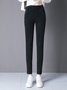 Jeans Femmes Décontracté Plain Printemps / Automne Naturel Aucune élasticité Quotidien Ample Long Droit