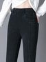 Jeans Femmes Décontracté Plain Printemps / Automne Naturel Aucune élasticité Quotidien Ample Long Droit
