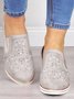Chaussures Décontractées Femmes Décontracté Plain Toutes Les Saisons Faire la navette à Enfiler Talon Bas PU PU à Enfiler