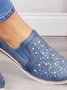 Chaussures Décontractées Femmes Décontracté Plain Toutes Les Saisons Faire la navette à Enfiler Talon Bas PU PU à Enfiler