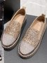 Chaussures Décontractées Décontracté Plain Toutes Les Saisons Polyester à Enfiler Talon Bas Bout Rond Caoutchouc à Enfiler pour Femmes