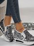 Chaussures Décontractées Femmes Décontracté Plain Toutes Les Saisons Brillant Polyester Quotidien Bout Rond Caoutchouc à Enfiler