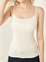 Camisole Femmes Décontracté Plain Été à Bretelles Micro-élasticité Coupe Régulière Régulier Gallus Droit