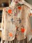 Blouses Femmes Décontracté Abstrait Printemps / Automne Polyester Aucune élasticité Vacances Manches trois quarts Régulier Droit