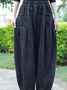 Pantalons Femmes Décontracté Plain Printemps / Automne Aucune élasticité Quotidien Taille Moyenne Pantalon à la cheville Toile de Jean Droit