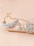 Ensembles de Bijoux Femmes Bloc de Couleur Toutes Les Saisons Élégant Mariage Avec Faux Diamant Cristal Ensembles