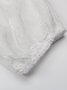Femmes Plain Blanc l'Encolure Bateau Confortable Court Robe Décontracté