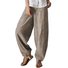 Pantalons Décontracté Plain Printemps / Automne Coton Aucune élasticité Quotidien Ample Long Poche Couture pour Femmes