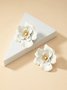Boucles d'Oreilles Floral Toutes Les Saisons Élégant Quotidien Perle Métal Goujon pour Femmes