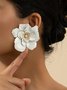Boucles d'Oreilles Floral Toutes Les Saisons Élégant Quotidien Perle Métal Goujon pour Femmes