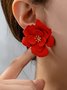 Boucles d'Oreilles Floral Toutes Les Saisons Élégant Quotidien Perle Métal Goujon pour Femmes