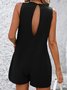 Combinaisons Femmes Décontracté Plain Été Viscose Naturel Aucune élasticité Coupe Régulière Droit Poche Couture