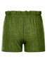 Pantalons Décontracté Plain Été Taille Haute Quotidien Ample Pantalons à Jambe Large Droit Régulier pour Femmes