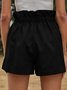 Pantalons Décontracté Plain Été Taille Haute Quotidien Ample Pantalons à Jambe Large Droit Régulier pour Femmes