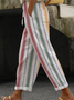 Pantalons Bloc de Couleur Décontracté Printemps / Automne Polyester Naturel Aucune élasticité Ample Pantalon à la cheville Pantalons Harem pour Femmes