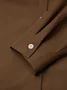 Blouses Décontracté Plain Printemps / Automne Aucune élasticité Vacances Manches Longues Régulier Régulier Col de Chemise pour Femmes