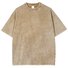 T-shirts Simple Plain Été Aucune élasticité Ample Manches Courtes Col Rond Régulier Droit pour Femmes