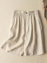 Shorts Décontracté Plain Été Coton Aucune élasticité Quotidien Ample Shorts Poche Couture pour Femmes