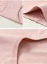 Culottes Femmes Décontracté Plain Toutes Les Saisons Coton à Haute Élasticité Quotidien Culottes Standard Régulier