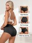 Culottes Femmes Décontracté Plain Toutes Les Saisons Coton à Haute Élasticité Quotidien Culottes Standard Régulier