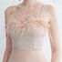 Femmes Plain Blanc à Bretelles Confortable Robe Maxi Sexy