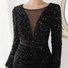 Femmes Plain Gris Col V Confortable Robe Maxi Sexy