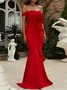 Femmes Plain Brun Col Rond Confortable Robe Maxi Sexy