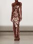 Femmes Plain Or Sans Bretelles Confortable Robe Maxi Sexy
