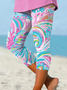 Pantalons De Yoga Femmes Décontracté Été Mer Polyester Micro-élasticité Serré Corsaire Legging Collant