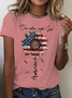 T-shirts Femmes Décontracté Été Le jour de l'indépendance (Drapeau) Manches Courtes Régulier Régulier Le jour de l'indépendance Élasticité moyenne Oui