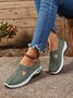 Chaussures à Tige Basse Décontracté Plain Toutes Les Saisons Quotidien à Talon Plat à Bout Ouvert Tulle Tissu de Maille Chaussures à Tige Basse pour Femmes