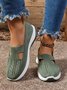 Chaussures à Tige Basse Décontracté Plain Toutes Les Saisons Quotidien à Talon Plat à Bout Ouvert Tulle Tissu de Maille Chaussures à Tige Basse pour Femmes