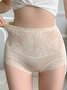 Culottes Femmes Décontracté Plain Toutes Les Saisons à Haute Élasticité Respirable Quotidien Dentelle Standard Régulier