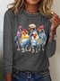 T-shirts Décontracté Printemps / Automne Turquie Coton Quotidien Régulier Droit Élasticité moyenne Oui pour Femmes