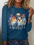 T-shirts Décontracté Printemps / Automne Turquie Coton Quotidien Régulier Droit Élasticité moyenne Oui pour Femmes
